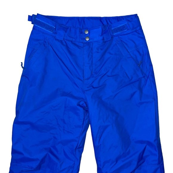 Columbia OmniTech Ski Snow Pants Mens S Regular Waterproof Breathable Blue - Picture 2 of 11